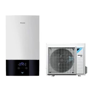 Pompa de caldura Aer-Apa, Daikin 4 kW, pentru incalzire si racire, unitate interioara, Daikin, Altherma 3 R W EHBX04E6V cu incalzitor electric rezerva de 6 kW + unitatea exterioara ERGA04EV, MONOFAZAT imagine