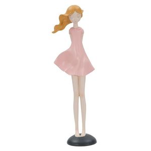 Decoratiune Dolly, Mauro Ferretti, 12x9x40.5 cm, polirasina, roz imagine