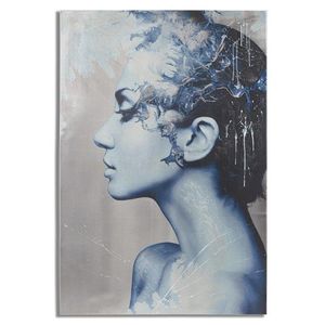 Tablou decorativ Face, Mauro Ferretti, 80x120 cm, canvas, multicolor imagine