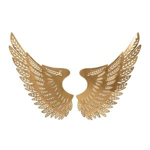 Set 2 decoratiuni de perete, Light Wings, Mauro Ferretti, 90 x 43.5 cm, fier, auriu imagine