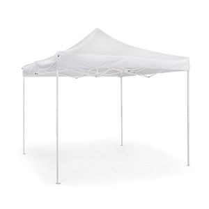 Pavilion pentru gradina Pandora Gazebo, Bizzotto, 291 x 431 x 290 cm, pliabil, otel/poliester Oxford 420D, alb imagine