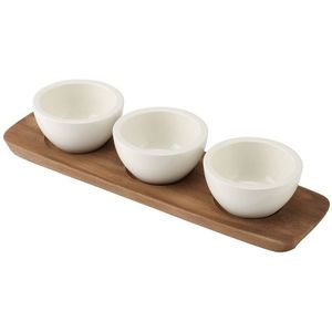 Set servire sosuri / aperitive 4 piese, Villeroy & Boch, Artesano Original Starter, portelan premium imagine