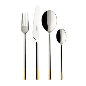 Set tacamuri 24 piese, Villeroy & Boch, Ella, inox 18/10, placat cu aur imagine