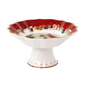 Bol cu picior, Villeroy & Boch, Toy's Fantasy Footed Bowl, 14.5 cm, portelan premium, pictat manual imagine