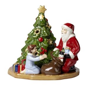 Suport pentru lumanare, Villeroy & Boch, Christmas Toys, 15 x 14 cm, portelan, pictat manual imagine