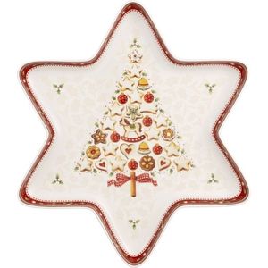 Bol, Villeroy & Boch, Winter Bakery Delight Star, 37.5x33 cm, portelan premium imagine