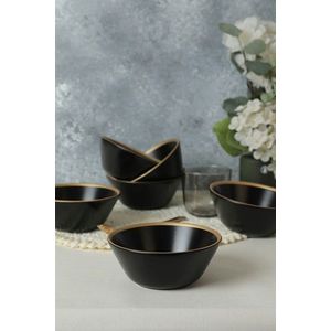 Set boluri, Keramika, 275KRM1907, Ceramica , Nu absoarbe apa, Negru imagine