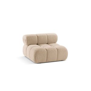 Modul pentru canapea modulara, 1 loc, Bellis-213, Micadoni Home, 94x94x70 cm, tesatura boucle, bej sand imagine