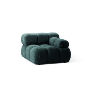 Modul dreapta pentru canapea modulara, 1 loc, Bellis-213, Micadoni Home, 94x94x70 cm, tesatura boucle, petrol imagine