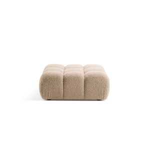 Taburet, Bellis-213, Micadoni Home, 94x94x43 cm, tesatura boucle, bej sand imagine