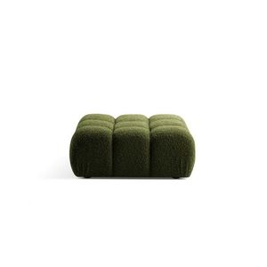 Taburet, Bellis-213, Micadoni Home, 94x94x43 cm, tesatura boucle, verde imagine