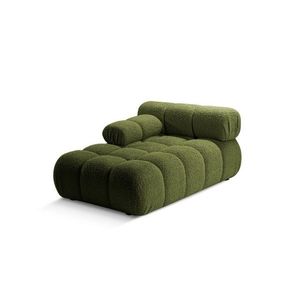 Sezlong living stanga 1 loc, Bellis-213, Micadoni Home, 155x94x70 cm, tesatura boucle, verde imagine