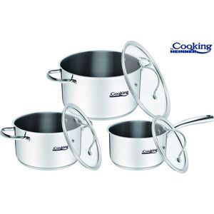 Set de gatit Anna, Cooking by Heinner, 6 piese, inox imagine