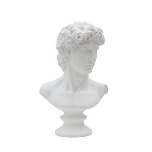 Statueta decorativa Roman, Mauro Ferretti, 21.5x14.5x34 cm, poliresina, alb imagine