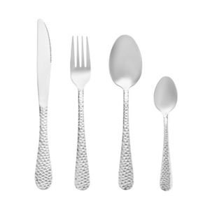 Set tacamuri pentru 6 persoane, 24 piese Bubble, Ambition, inox, argintiu imagine