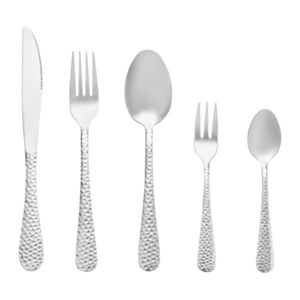 Set tacamuri pentru 6 persoane, 30 piese Bubble, Ambition, inox, argintiu imagine