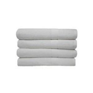 Set 4 prosoape mari de baie, bumbac 100%, 70x140 cm, 450 gr/mp, alb imagine