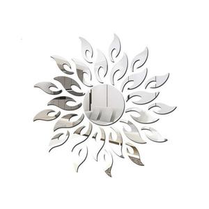 Set Oglinzi Decorative Acrilice 3D Silver Sunflower Luxury Home 27 bucati MyStyle imagine