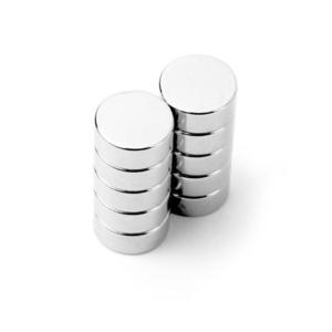 Magnet neodim disc puternic 12mm x 5mm - set de 10 bucati imagine