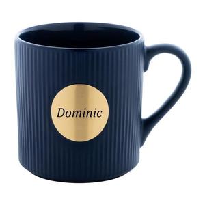 Cana ceramica, Piksel, 330 ml, personalizata, albastru imagine