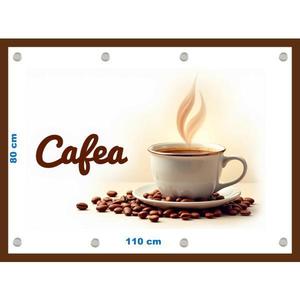 Banner personalizat Cafea 80x110 cm imagine