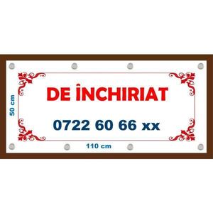 Banner De Inchiriat dimensiuni 50x110 cm imagine