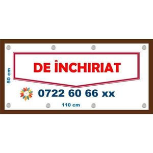 Banner De Inchiriat dimensiuni 50x110 cm imagine