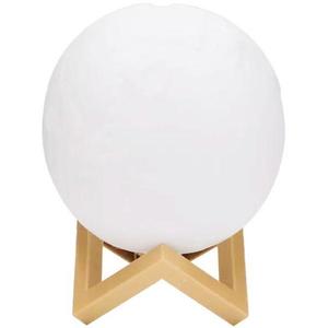 Lampa tip luna, lumina calda-rece, alimentare baterii, 10 cm imagine