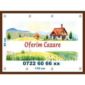 Banner Oferim Cazare, model 2, dimensiune 80x110 cm imagine