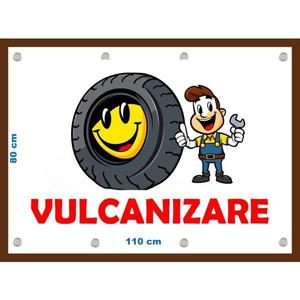 Banner Vulcanizare dimensiune 80x110 cm, include capse imagine