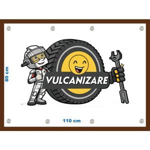 Banner Vulcanizare Auto dimensiune 80x110 cm imagine