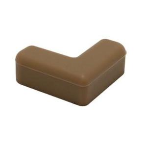 Protectie plastic soft, 2D pentru colturi mobilier , 40x40x14 mm, maro imagine