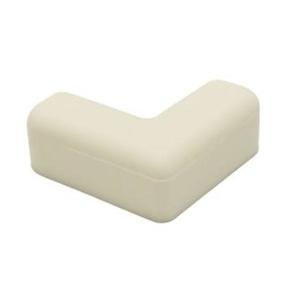 Protectie plastic soft, 2D pentru colturi mobilier , 40x40x14 mm, alb imagine