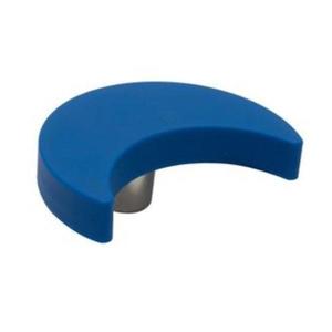 Buton plastic soft pentru mobilier copii, Semiluna albastra, 60x43x24 mm imagine