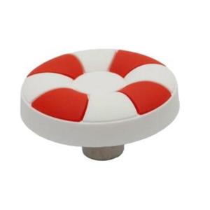 Buton plastic soft pentru mobilier copii, Colacel de salvare, 46x46x24 mm imagine