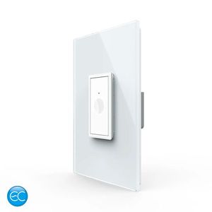 Intrerupator Simplu cu Touch Livolo cu Rama Din Sticla 1M, Zigbee EC imagine