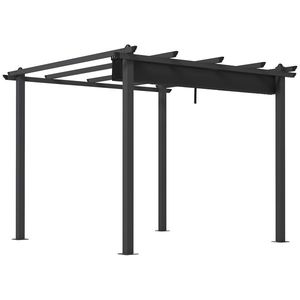 Outsunny Pergola cu Acoperis Retractabil de 3 x 3 (m) | Aosom Romania imagine