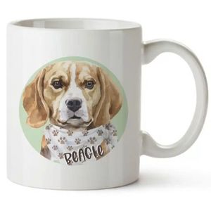 Bohemia Gifts Cană ceramică - Beagle, 350 ml imagine