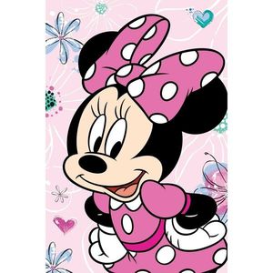 Pătură pentru copii Jerry Fabrics Minnie Flowers 02, 100 x 150 cm imagine