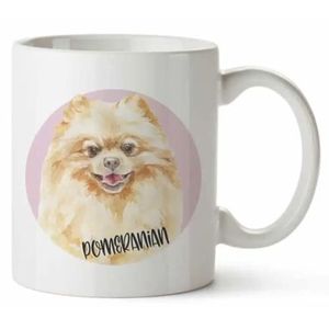 Bohemia Gifts Cană din ceramică - Pomeranian, 350ml imagine