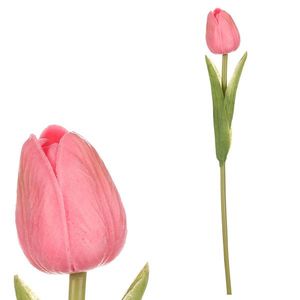 Spumă artificială Tulip mini PINK, 5 x 5 x 34 cm, roz imagine