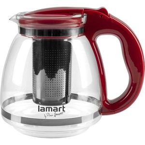 Ceainic Lamart LT7074 Verre, 1, 5 l, roșu imagine