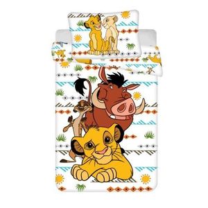 Lenjerie de pat din bumbac Jerry Fabrics Lion King Africa, 140 x 200 cm, 70 x 90 cm imagine