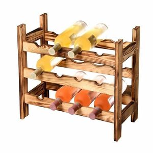 Kesper 69120 Raft pentru vin 12 sticle pin, 60 x63 x 27 cm imagine