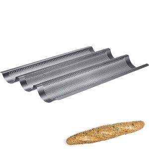 Formă perforată Westmark pentru 3 baghete Long, 38 cm imagine