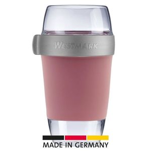 Recipient pentru alimente Westmark din trei piese, 1150 ml, roz imagine