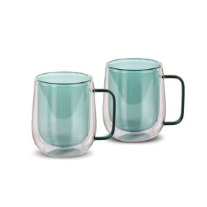 Lamart LT9124 Set din 2 piese de pahare Tea Vaso, 250 ml, verde, verde imagine