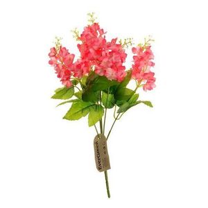 Hyacinth roz, buchet bogat de 5 flori, h. 33 cm imagine