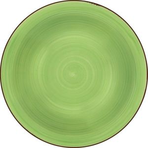 Lamart LT9097 Farfurie adâncă din ceramică Happy, diametru 21, 5 cm, verde, verde imagine