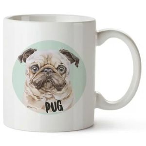 Bohemia Gifts Cană din ceramică - Pug, 350 ml imagine